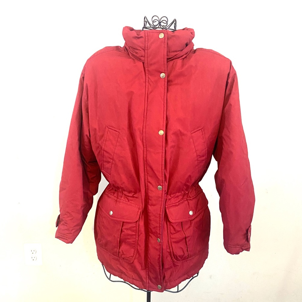 Lands' End Women's Goose Down Insulated Winter Coat / Parka, Sz M, EUC